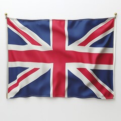 Fototapeta premium Celebrating heritage union jack flag display united kingdom cultural event indoor setting front view national identity