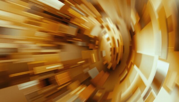 Swirling Golden Abstract Motion Blur - Powered by Adobe