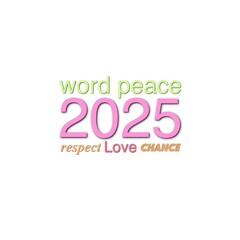 happy new year 2025, Graphic design