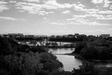 Fototapeta premium bridge over river