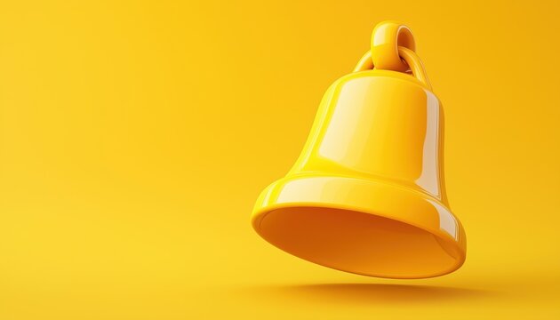 Improve Your Web Page With Subscribe Reminders Bell For Instant Notifications Of Events With Realistic Yellow Bell Rings