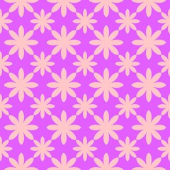 Abstract floral seamless flowers pattern for wrapping paper and fabrics and kids