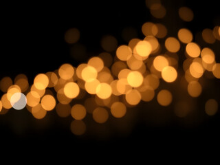 Glowing Bokeh Lights in a Festive Night City
