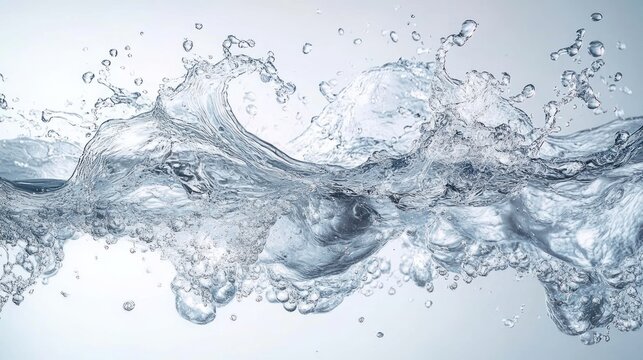 Abstract water splash.
