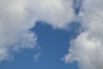 Obraz premium 秋空と雲