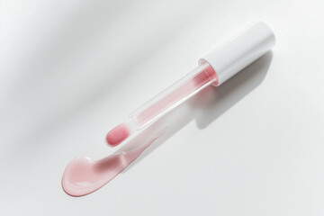 lip gloss product on white background
