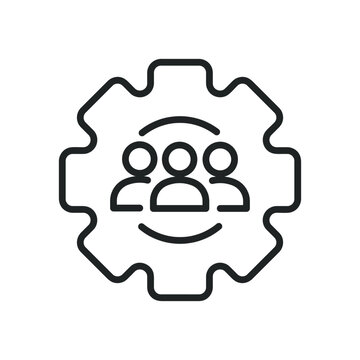 recommend clip art: Employee development thin line icons. Editable stroke and Perfect pixel on transparent background