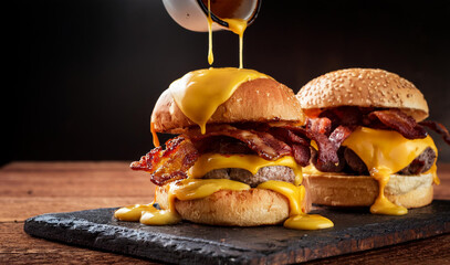 bacon cheese burger 