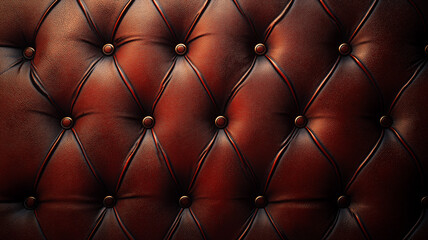 Fototapeta premium Brown Leather Upholstery Texture