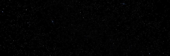 Night sky filled with sparkling stars on a dark background, black, astronomy, nighttime
