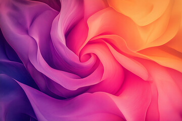 Obraz premium Abstract Colorful Fabric Swirl