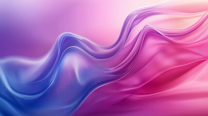 Fototapeta premium Abstract Pink and Blue Waves. Fluid Background Design.
