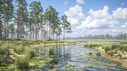 Obraz premium Panoramic serenity