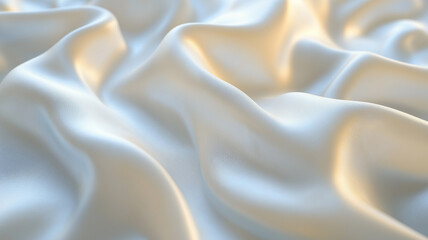 White silk fabric texture. Luxury, smooth, elegant background.
