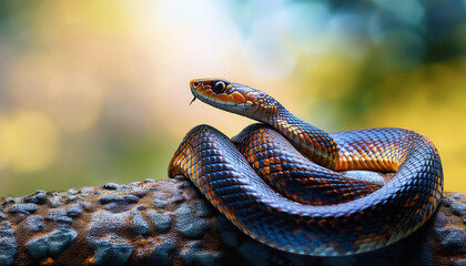 Fototapeta premium Close-Up of a Snake