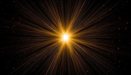 Lens Flare light over Black Background. Easy to add overlay or screen filter over Photos texture 