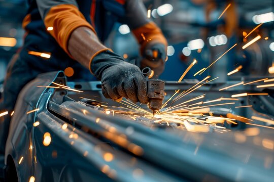 Expert auto repair services master mechanic for dent removal and car body restoration solutions