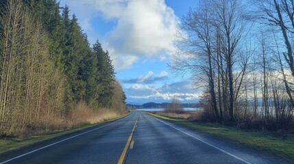 Naklejka premium Empty car road drive, arrow sign path view. New year 2023, next goal 2024. Trip way start, travel ahead 2025, end job 2022. Future trend, life plan change, fresh hope growth begin, go forward concept.