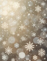 christmas background with snowflakes