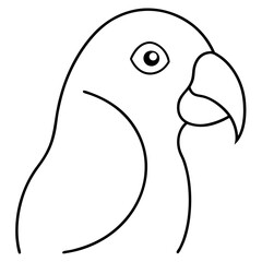 Perrot vector line art