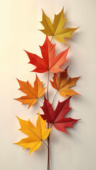 Colorful Autumn Leaves in Nature