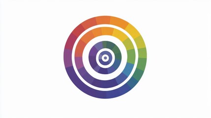 Empowering lgbtq illustrations a clean spiral transformation in vibrant color artistic digital design creative environment inspirational perspective