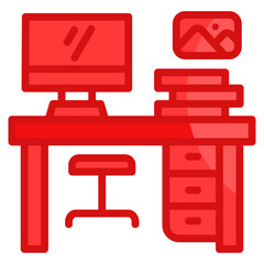 Workplace  Icon Element For Design