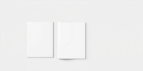 Open brochure mockup with a clean and professional design, perfect for showcasing your business branding or marketing materials, marketing, layout, template