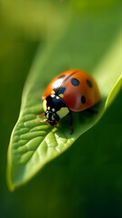 Fototapeta premium Close-Up of a Ladybug