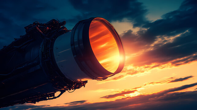 futuristic ramjet hightech aviation