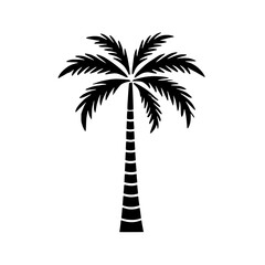 Palm Tree Silhouette Icon 