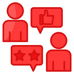 Stakeholder Feedback  Icon Element For Design