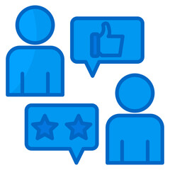 Stakeholder Feedback  Icon Element For Design