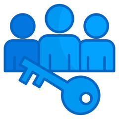 Key Stakeholders  Icon Element For Design
