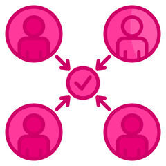 Stakeholder Alignment  Icon Element For Design