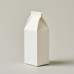 Blank Paper Milk Carton, versatile design, ideal for creative labeling, educational use, or personalized messages, eco-friendly material