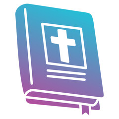Fototapeta premium bible book icon element for design