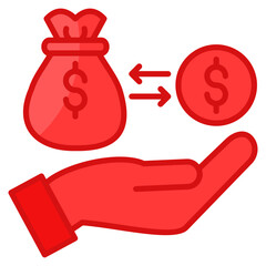 Return On Investment  Icon Element For Design