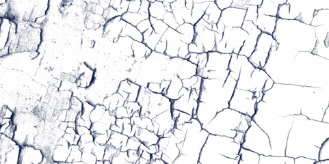 Abstract textured background of white cracked wall. Vector marble pattern with white and black cracks Transparent texture. cracked wall texture, black and white, cracked concrete of grunge texture.