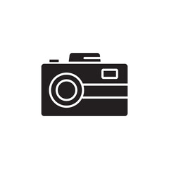 camera icon.vector flat black trendy style illustration for web and app..eps