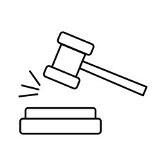 Case closed icon.vector flat black linear illustration for web and app..eps