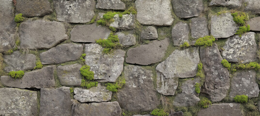 Obraz premium Aged Stone Wall Texture