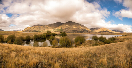 Small alpine lake in the Ashburton Conservation Park