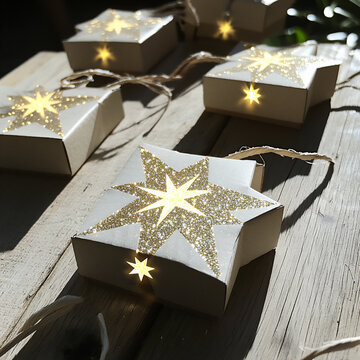  a diy new year star project featuring beautifully crafted stars with glit