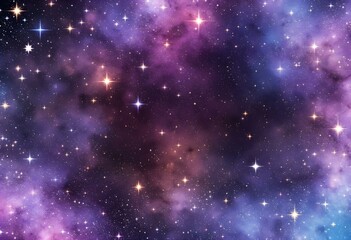 Obraz premium Galaxy abstract art with stars and nebula textures