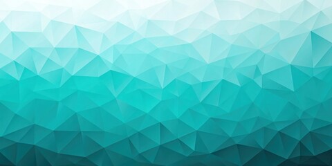 Obraz premium Turquoise gradient polygon shaped background, polygon, gradient, turquoise, abstract, geometric, design, digital, backdrop