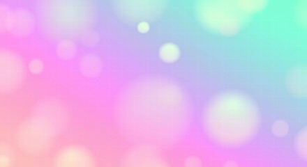 Obraz premium Pastel Dream: A soft, ethereal background of pastel pink, blue, and green hues with a gentle bokeh effect. Perfect for dreamy, whimsical designs, invitations, or branding.