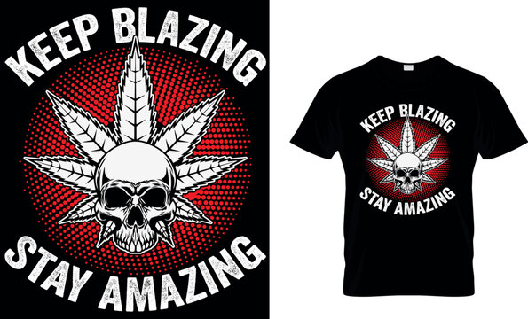 cannabis Typography T shirt Design with editable vector graphic. one joint a day keeps the bad mood away.