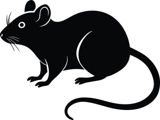 black and white mouse