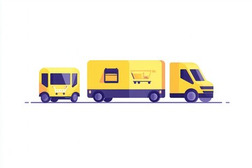 Delivery Vehicles for Online Shopping Commerce